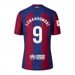 Nogometni Dresovi FC Barcelona Lewandowski 9 Domaći 2023-24 Kratkih Rukava